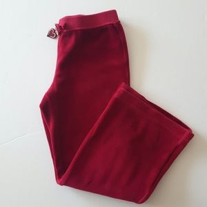 Gymboree Red Velour Pants Size 5